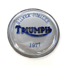 Tank Top Badge, Silver Jubilee, 83-7093