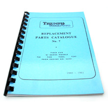 Triumph Parts Book for years 1957-1967 Triumph Cub Motorcycles, 18-CUB