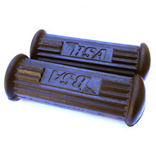 Foot Rest Rubber Set, with Logo, BSA A10, A50, A65, B25, B40, B44, C15 Motorcycles, 82-9602