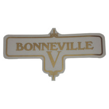 Bonneville V Transfer Decal, Triumph Motorcycles, 60-3950