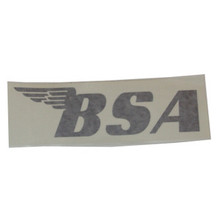 BSA Sticker, Black, BSA Motorcycles, 24-BSAB