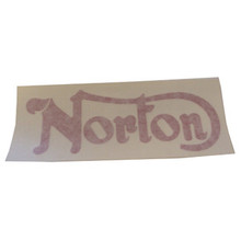Red Norton Sticker, Norton Motorcycles, 24-2013