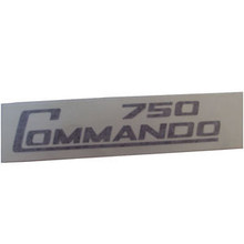 750 Commando Decal, Black, Norton Motorcycles, 062020