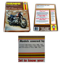 Haynes Owners Workshop Manual, Norton 497cc, 597cc, 647cc, & 745cc, 1957-1970 Motorcycles, 18-500