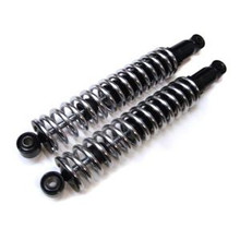 Shock Set, 12.4" inch, Exposed Spring, 1969 Triumph T90, 1969 - on Triumph T100SS, T100T Daytona Motorcycles, T108T, Emgo 17-05684
