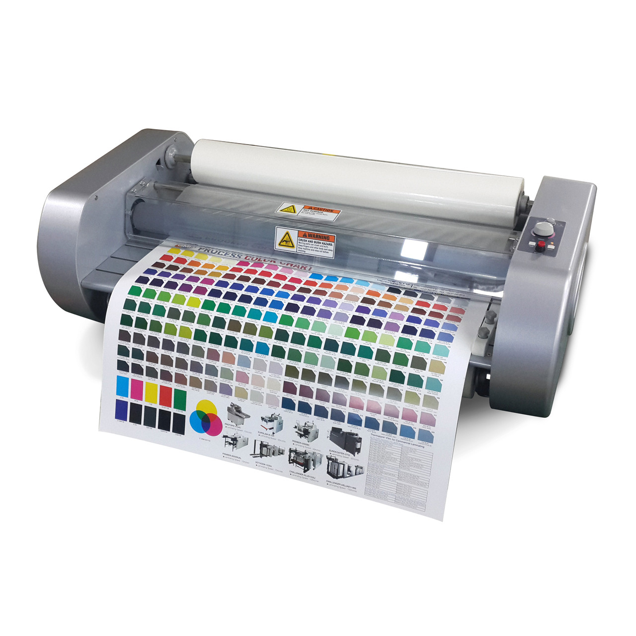 Duralam Integra Compact Laminator with laminated sheet