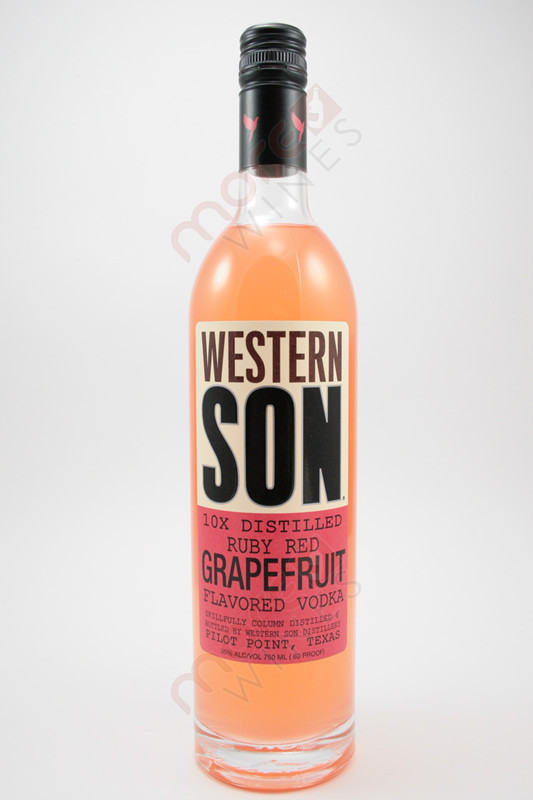 Western Son Ruby Red Grapefruit Vodka 750ml MoreWines