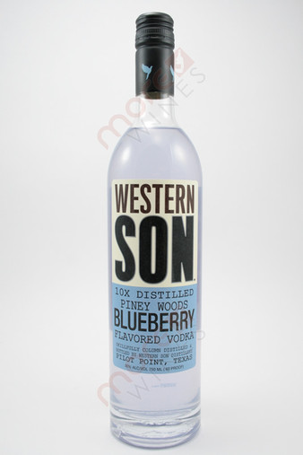 Western Son Piney Woods Blueberry Vodka 750ml