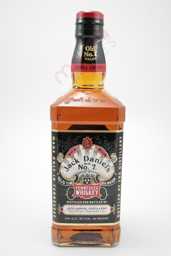 Jack Daniel's Legacy Edition 2 Old No.7 Brand Sour Mash Whiskey 750ml 