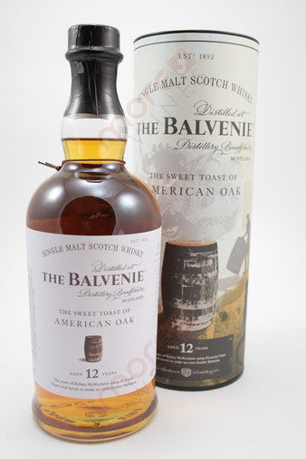  The Balvenie 'Story No 1 The Sweet Toast of American Oak' 12 Year Old Single Malt Scotch Whisky 750ml