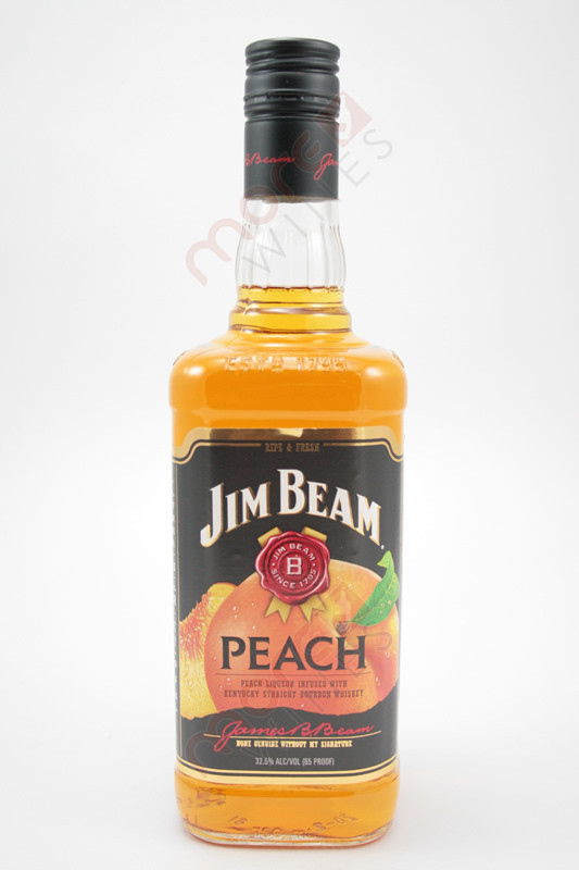 Jim Beam Peach Whiskey 750ml MoreWines