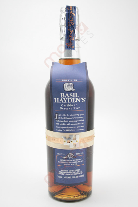 Basil Hayden's Caribbean Reserve Rye Whiskey 750ml MoreWines