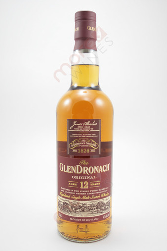 Glendronach Original 12 Year Old Single Malt Scotch Whisky 750ml