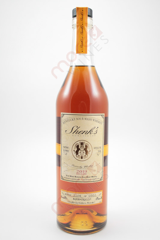 Shenk's Homestead 2019 Release Small Batch Kentucky Sour Mash Whiskey