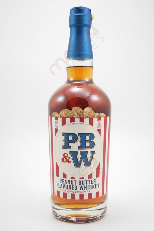 PB & W Peanut Butter Flavoured Whiskey 750ml MoreWines