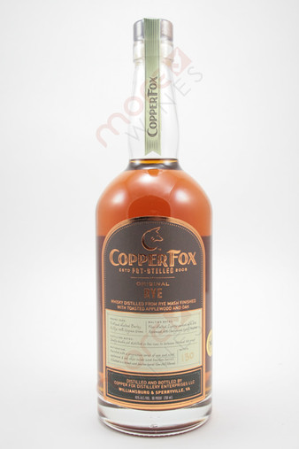 Copper Fox Rye Whisky 750ml