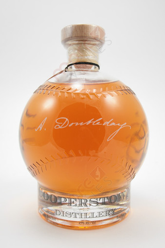 Cooperstown Distillery A. Doubleday's Baseball Bourbon Whiskey 750ml