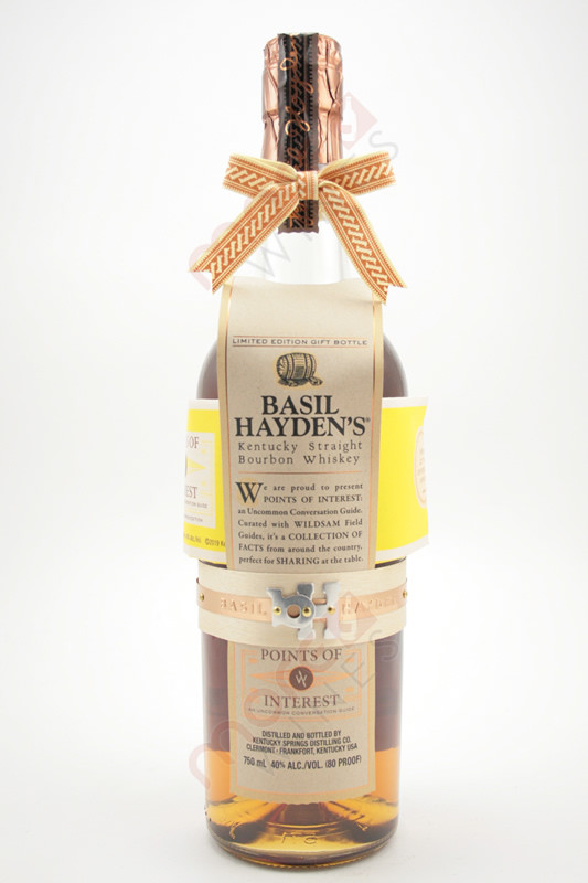 Basil Hayden's "Points of Interest" Kentucky Straight Bourbon Whiskey