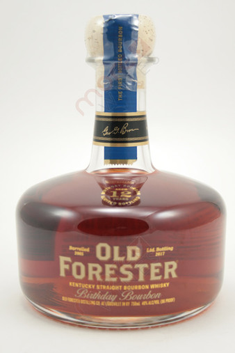 Old Forester 12 Year Aged Birthday Bourbon Kentucky Straight Bourbon Whiskey (2017) 750ml