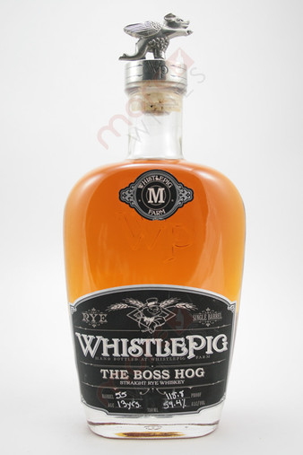 WhistlePig Farm 'The Boss Hog' Straight Rye Whiskey 750ml