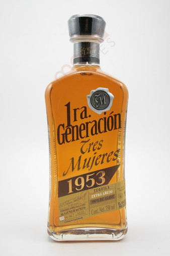 Tres Mujeres 1era. Generación 1953 Tequila Extra Anejo 750ml