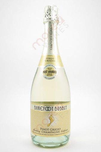 Barefoot Bubbly Pinot Grigio Champagne 750ml