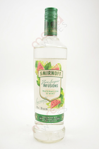 Smirnoff Zero Sugar Infusions Watermelon & Mint Vodka 750ml