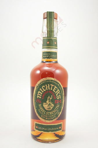 Michter's US-1 Limited Release Barrel Strength Kentucky Straight Rye Whiskey 750ml