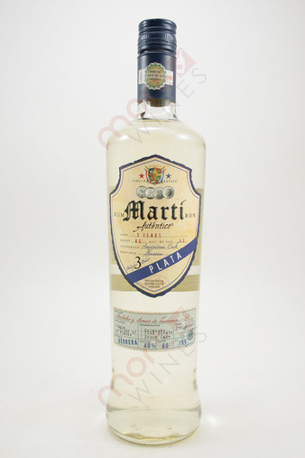  Marti Autentico Plata Rum 750ml 