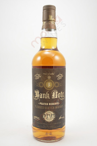 Bank Note Peated Reserve 5 Year Old Blended Scotch Whisky 750ml 