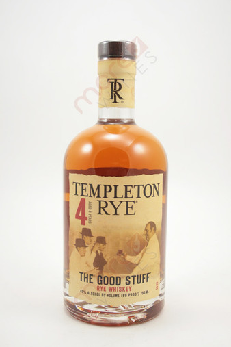  Templeton Rye The Good Stuff 4 Year Old Rye Whiskey 750ml