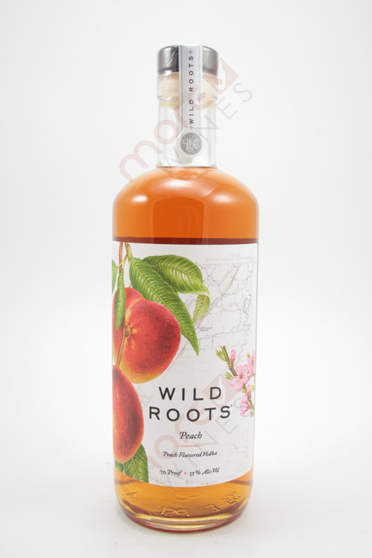 Wild Roots Peach Infused Vodka 750ml - MoreWines
