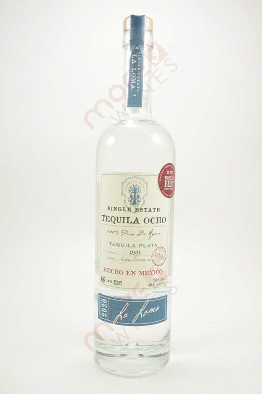Tequila Ocho Single Estate Plata 750ml MoreWines