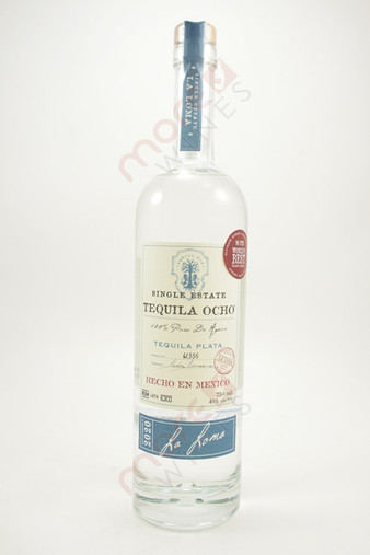 Tequila Ocho Single Estate Plata 750ml