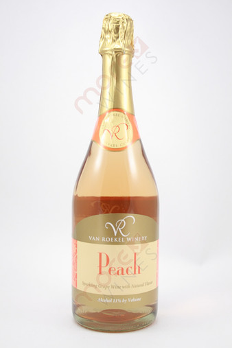 Van Roekel Peach Sparkin Grape Wine 750ml