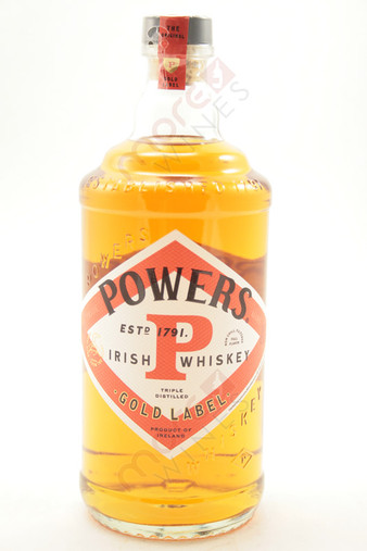 Powers Gold Label Hand Crafted Triple Distilled Irish Whiskey 750ml