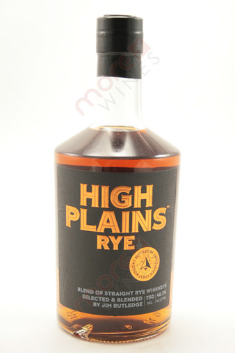  J. W. Rutledge High Plains Straight Rye Whiskey 750ml