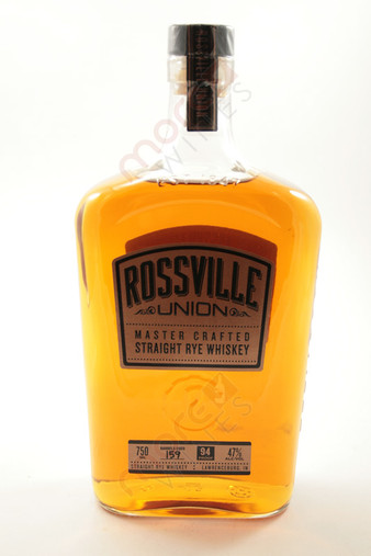 Rossville Union Barrel Select Straight Rye Whiskey 750ml