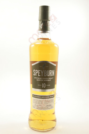 Speyburn 10 Year Old Single Malt Scotch Whisky 750ml