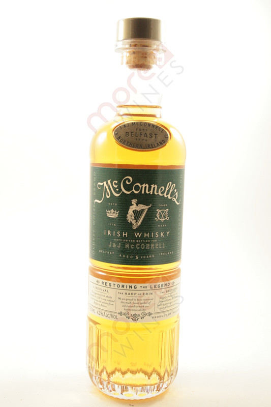 McConnell\'s 5 Year Whiskey Old Irish 750ml MoreWines 