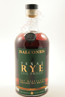  Balcones Distilling 100 Proof Rye Whisky 750ml