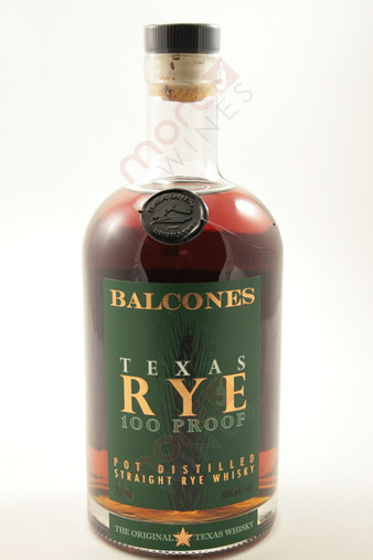  Balcones Distilling 100 Proof Rye Whisky 750ml