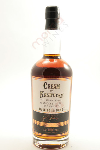 J. W. Rutledge Cream of Kentucky Bottled in Bond Straight Rye Whiskey 750ml