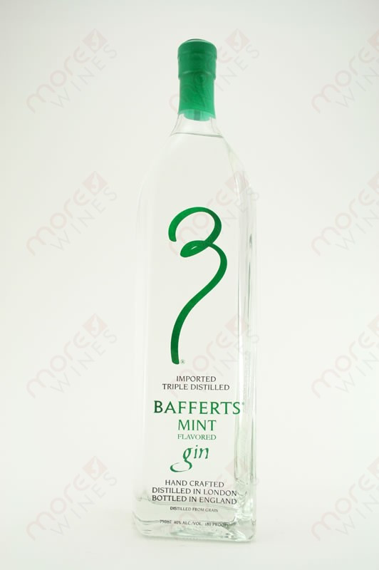 Bafferts Mint Flavored Gin 750ml MoreWines