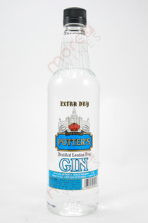 Potter's Extra Dry Gin 750ml