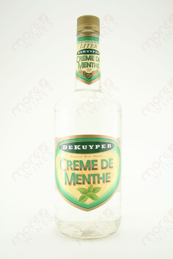 Dekuyper Creme de Menthe Liqueur White 1L - MoreWines