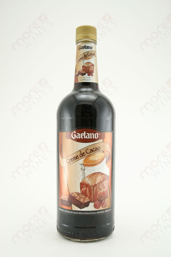 Gaetano Creme de Cacao Liqueur Dark 1L
