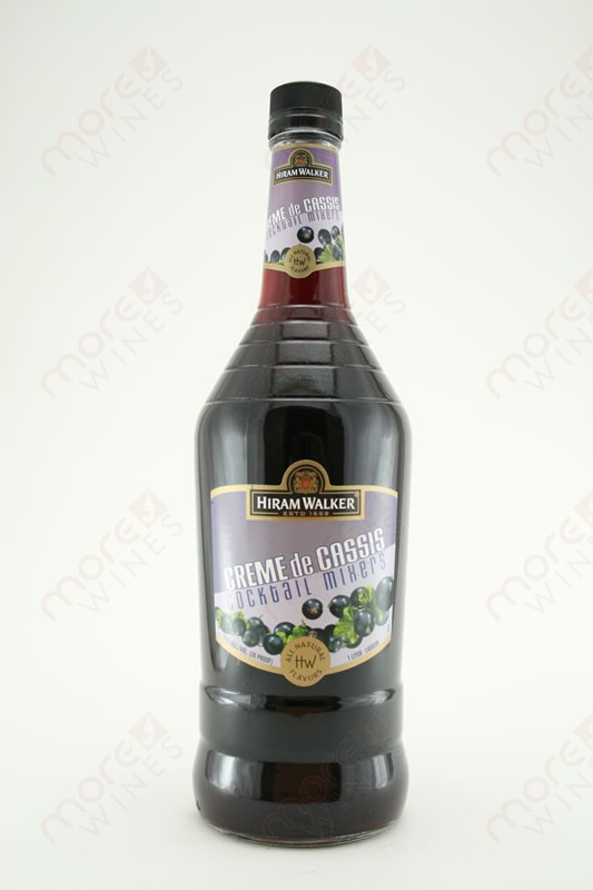 Hiram Walker Creme de Cassis Liqueur 1L - MoreWines