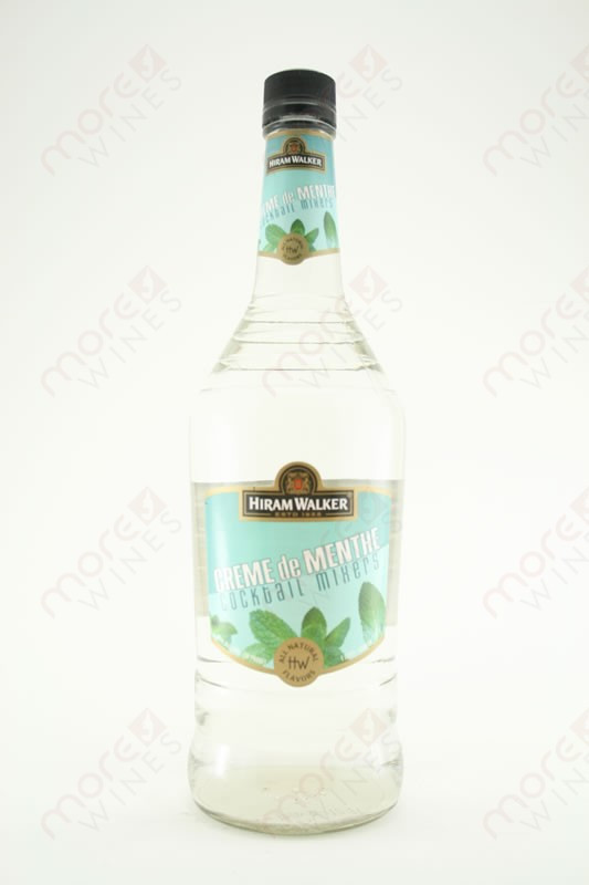 Hiram Walker Creme de Menthe Liqueur White 1L - MoreWines
