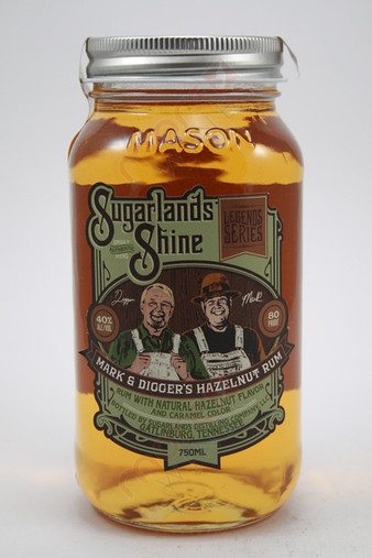 Sugarlands Shine Mark & Digger's Hazelnut Rum 750ml